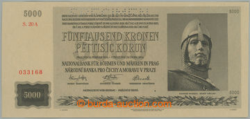 254993 - 1944 Ba.41, 5000K 1944, série 20A, perforace SPECIMEN; bezv