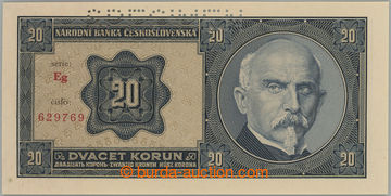 256238 - 1926 Ba.21b2, 20Kč 1926, série Eg, vzácnější varianta