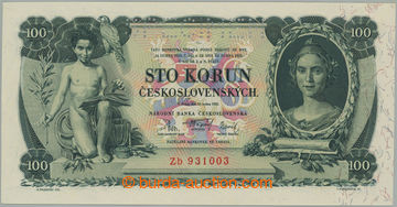 256390 - 1931 Ba.25b, 100Kč 1931, série Zb, perforace SPECIMEN; vel
