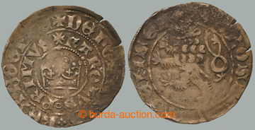 256628 - 1370-1378 Karel IV. (1346-1378), pražský groš, Pinta.V.a;