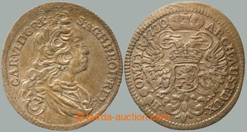 256650 - 1730 Karel VI. (1711-1740), 3 krejcar 1730, Praha - Scharff,