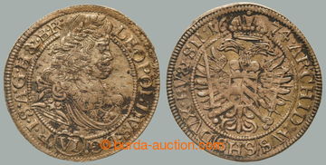 256654 - 1674 Leopold I. (1659-1705), VI krejcar 1674, Vratislav - Ha