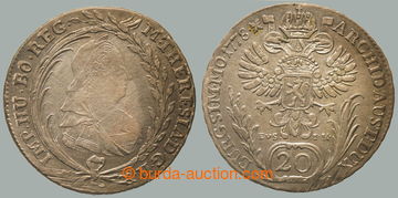 256660 - 1778 Marie Terezie (1740-1780), 20 krejcar 1778, Praha - Erd