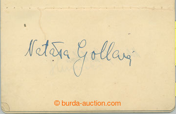 257044 - ACTORS / small/rare monument with signatures important Czec