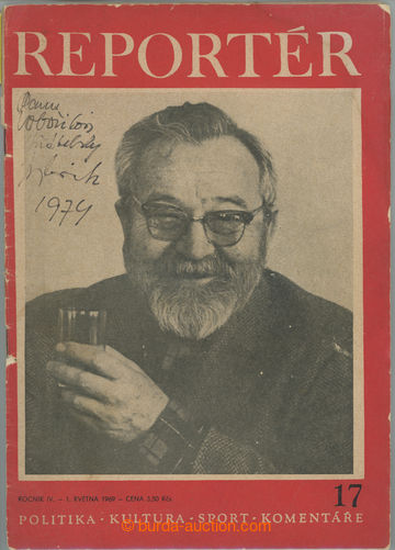 259069 - 1974 WERICH Jan (1905-1980), filmový i divadelní herec a s