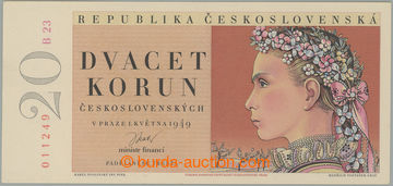 259399 - 1949 Ba.83b, 20Kčs 1949, II. vydání, série B23; bezvadn