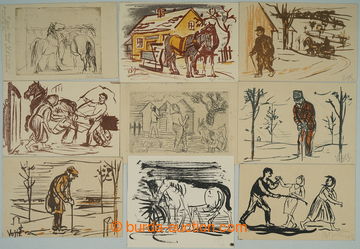 259923 - SEDLÁČEK Vojtěch (1892-1973), Czech illustrator, graphic