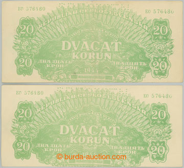261142 -  DIVADELNÍ PENÍZE / sestava 2ks divadelních bankovek imit