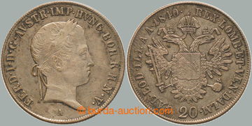 263203 - 1840 Ferdinand V. (1835-1848), 20 krejcar 1840 A, Vídeň; n