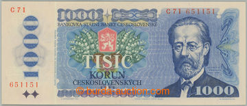 263740 - 1985 Ba.102, 1000kčs 1985, série C71; lehký dvojitý pře