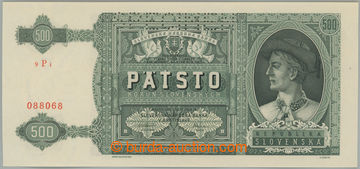 263791 - 1941 Ba.52, 500Ks 1941, série 9Pi, perforace SPECIMEN naho
