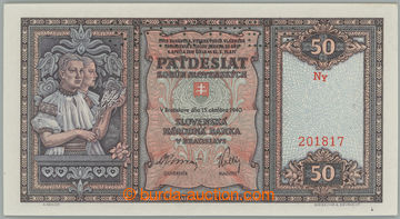 263794 - 1940 Ba.50, 50Ks 1940, série Ny, perforace SPECIMEN; bezvad