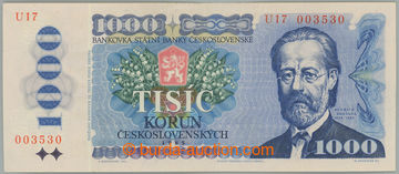 263828 - 1985 Ba.102, 1000kčs 1985, vzácná série U17 (!); lehký