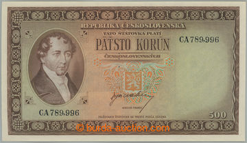 263831 - 1945 Ba.75, 500Kčs b.l. (1945), první série CA, perforace