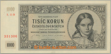 263832 - 1945 Ba.78b, 1000Kčs 1945, I. vydání, série 11B, perfora