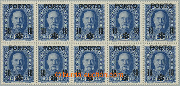 263880 - 1916/1917 DOPLATNÍ / ANK.P60, přetiskové FJ I. 10/24h mod