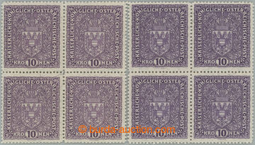 263881 - 1917-1919 VÝPLATNÍ / VELKÝ FORMÁT / ANK.211II, Znak 10K