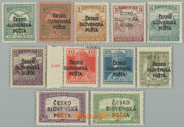 263958 - Žilinské vydání (Šrobárův přetisk), sestava 11ks, o