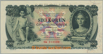 264220 - 1931 Ba.25b, 100Kč 1931, série Ga, perforace SPECIMEN; bez