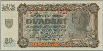 264232 - 1942 Ba.53b, 20Ks 1942, série Nl 44, perforace SPECIMEN nah