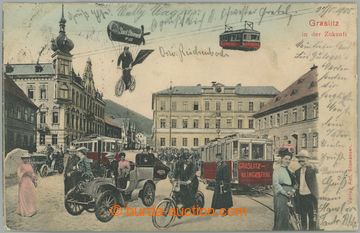 264578 - 1905 KRASLICE - v budoucnosti, (Graslitz in der Zukunft), ko
