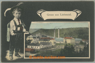 264646 - 1905 LIBAVSKÉ ÚDOLÍ - (Liebauthal), koláž chlapec v kro