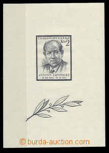 26530 - 1957 miniature sheet Pof.A967 T II., mint never hinged, exp.