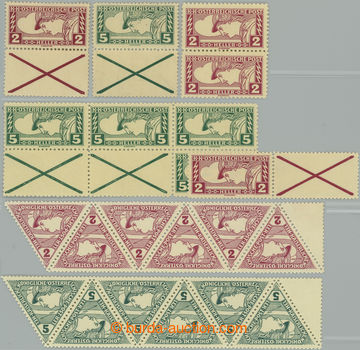 265773 - 1917 SPĚŠNÉ / Mi.217, 218, 219, 220, A a B; sestava spě