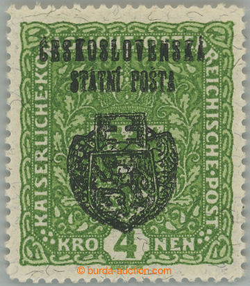 265890 - Pof.RV39a, Pražský přetisk II (velký znak) Znak 4K svě