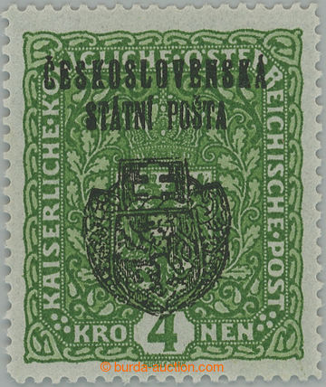 265892 - Pof.RV39I, Pražský přetisk II (velký znak) 4K světle z