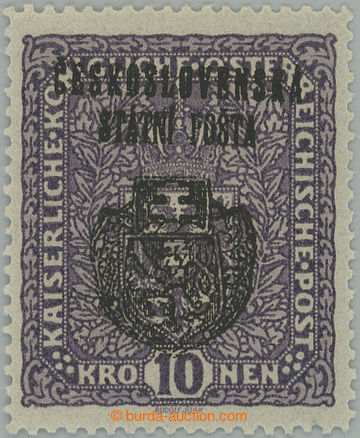 265894 - Pof.RV40I, Pražský přetisk II (velký znak) Znak 10K sv