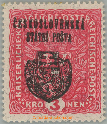 265896 - Pof.RV38, Pražský přetisk II (velký znak) Znak 3K svět