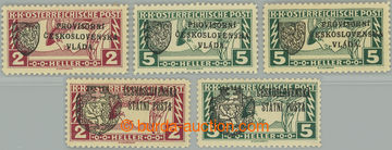 265906 - Pof.RV20-21, 41-42, Pražský přetisk I a II (malý a velk