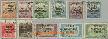 265916 - Žilinské vydání (Šrobárův přetisk), sestava 11ks s