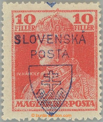 265924 - ZT Jehlicskův přetisk, Pof.RV164, Karel 10f červená, z