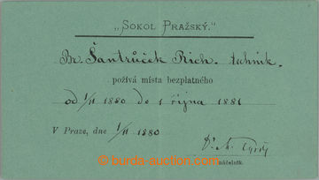 266031 - 1880 TYRŠ Miroslav (1832-1884), významný český národn