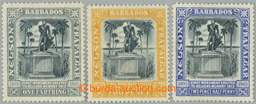 266238 - 1907 SG.158-162, Nelsonův výročí 1F - 2½P; kompletní s