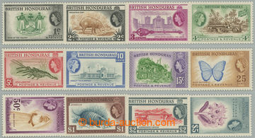 266241 - 1953-1962 SG.179-190, Elizabeth II. - Motives 1c-$5, complet