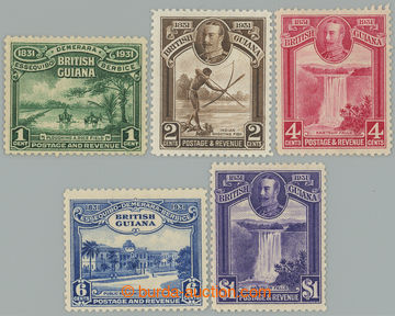 266252 - 1931 SG.283-287, KG V. 1c-$1; complete set, cheap 1c minor f