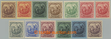 266286 - 1921-1924 SG.213-228, Znak kolonie ¼P - 3Sh, kompletní sé