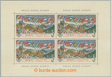266414 - 1961 Pof.A1216B, aršík PRAGA 1962, prádlo, TD B, rozměr