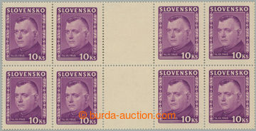 266415 - 1945 Sy.125S (4), Tiso 10Ks, dvojice spojených 4-zn. meziar