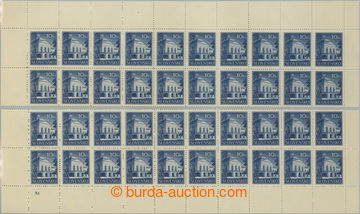 266419 - 1942 PÁSY / Sy.46z DZ + DV, Prezidentský palác 10Ks modr
