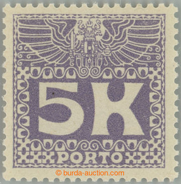 266457 - 1908-1913 DOPLATNÍ / Mi.P45, Velké číslice 5K fialová;