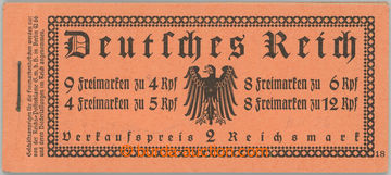 266478 - 1932 STAMP BOOKLETS / Mi.MH.26, stamp booklet Hindenburg; co