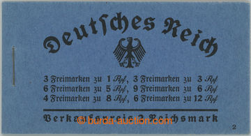 266480 - 1934 STAMP BOOKLETS / Mi.MH.35, stamp booklet Hindenburg; co