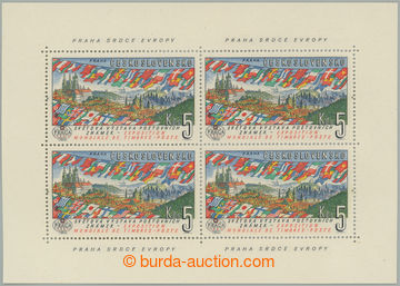 266625 - 1961 Pof.A1216A, aršík PRAGA 1962 prádlo, TD A1 bez bodu
