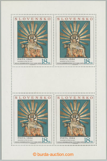 266630 - 1998 Zber.161 PLb, Umění Pieta 18Sk, celý tiskový list s