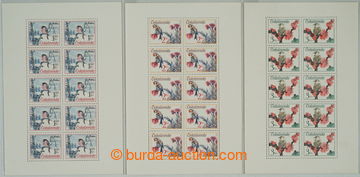 266652 - 1972 Pof.PL2001-2003, Ptáci, kompletní série; bezvadné