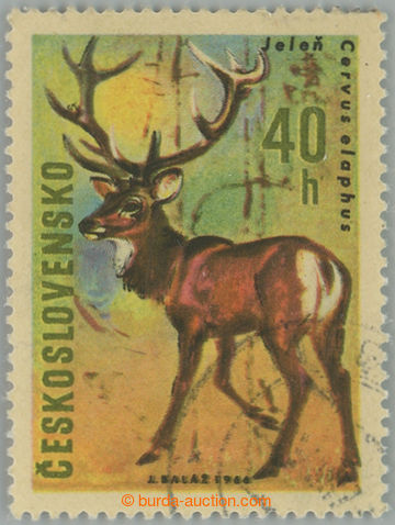 266735 - 1966 Pof.1568 DV, Lovná zvěř 40h, razítkovaná zn. s DV